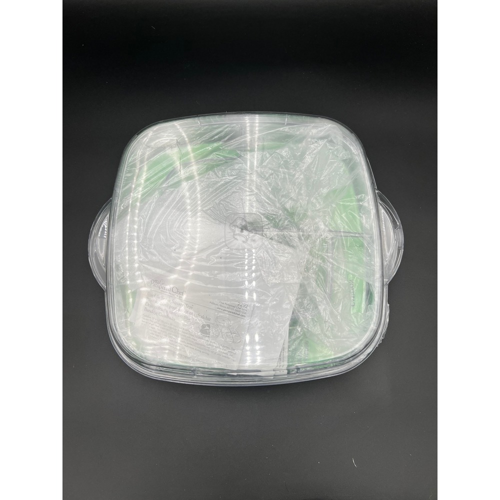 Pampered Chef Cool & Serve Square Tray 2292 Deviled Egg Chilled Platter Platter